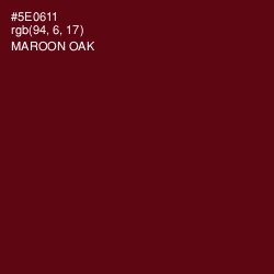 #5E0611 - Maroon Oak Color Image